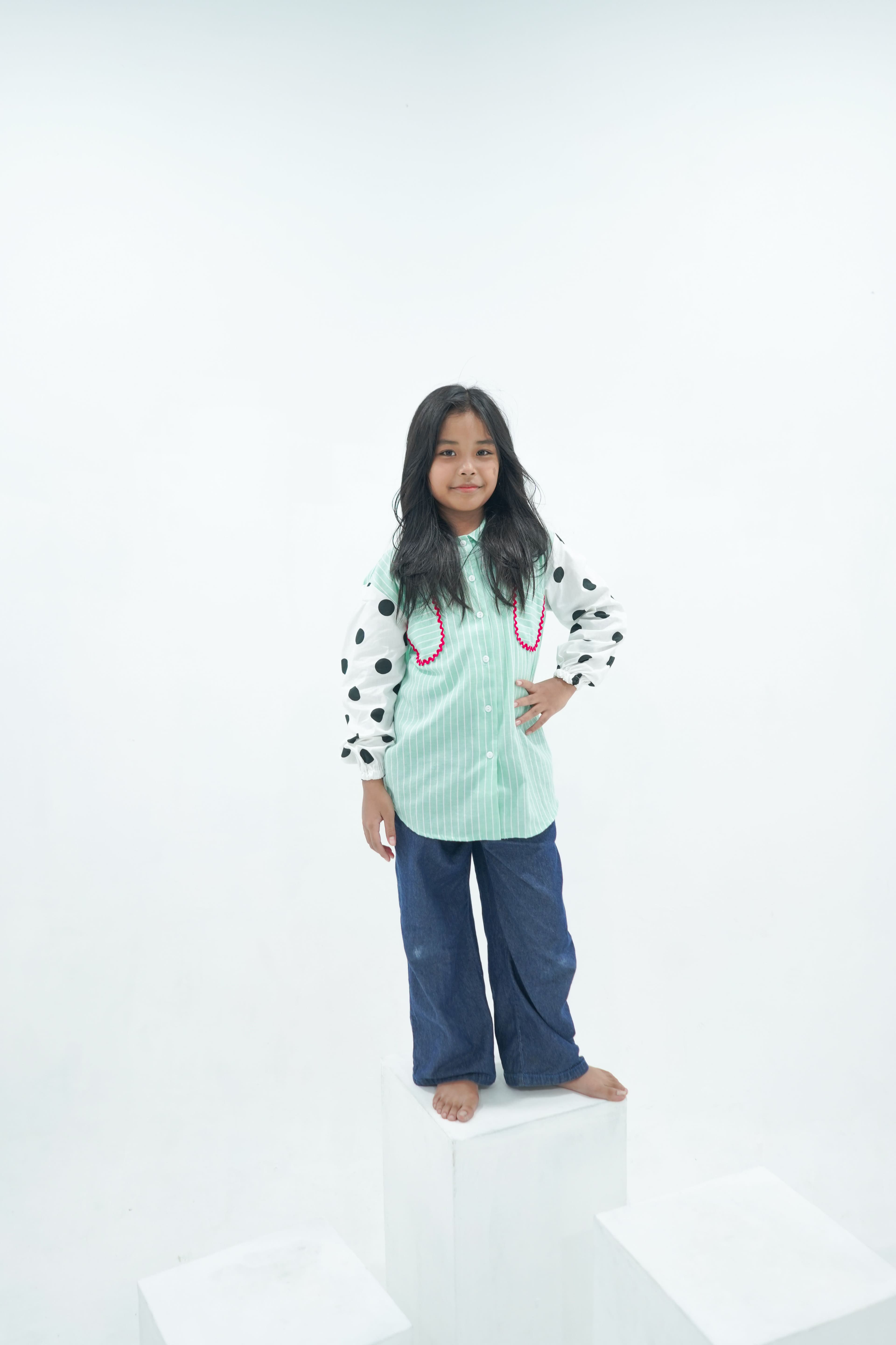 Checkerboard Boxy Shirt